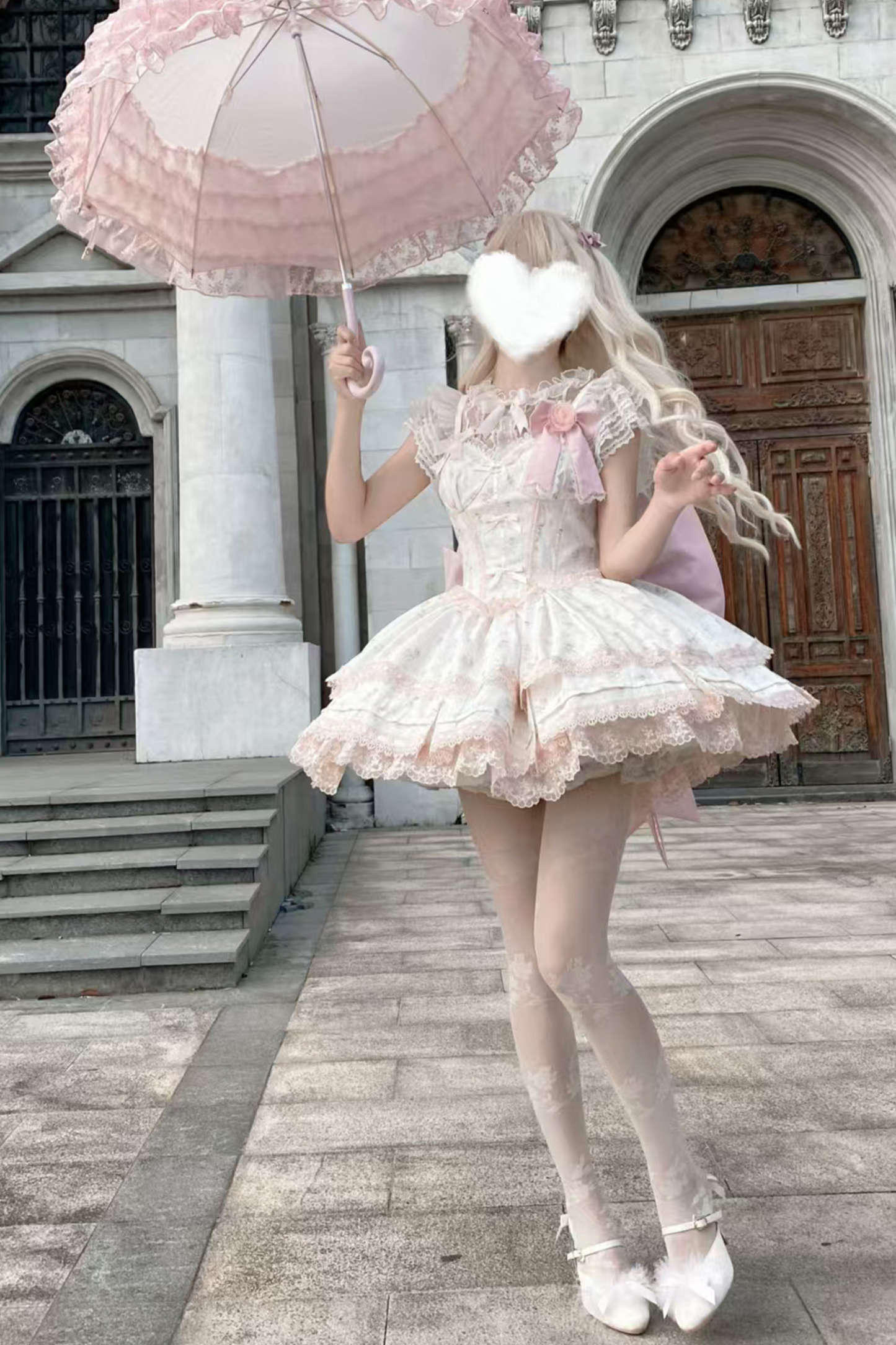 Rose Sweet Pure Princess Dress + Sheer Innerwear