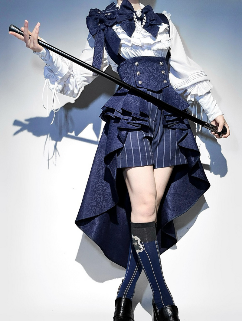 Rabbit Theater Sapphire Blue Prince Bunny Ear Outfit Set + Accessories