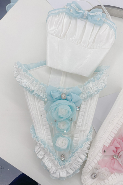 [pre-order] Paraiba Tourmaline Rose Long Tail Beauty Dress Set