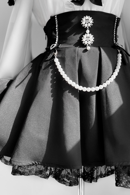 [pre-order] Jirai Sweet Girly Love Top + Pearl Skirt