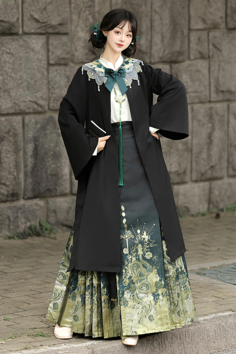 Neverland Dark Retro Flower Chinese-style Set