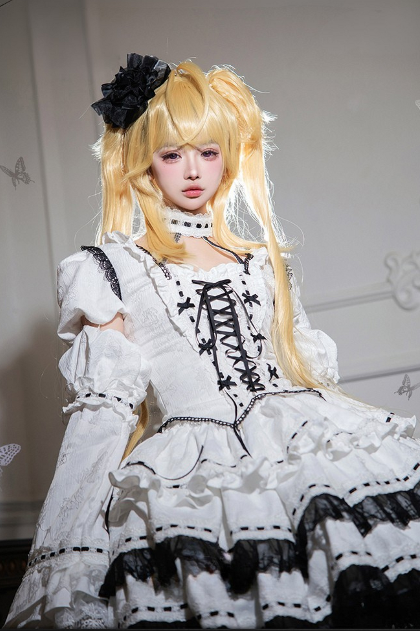 Gothic Witch Lolita Dress Set Full Set