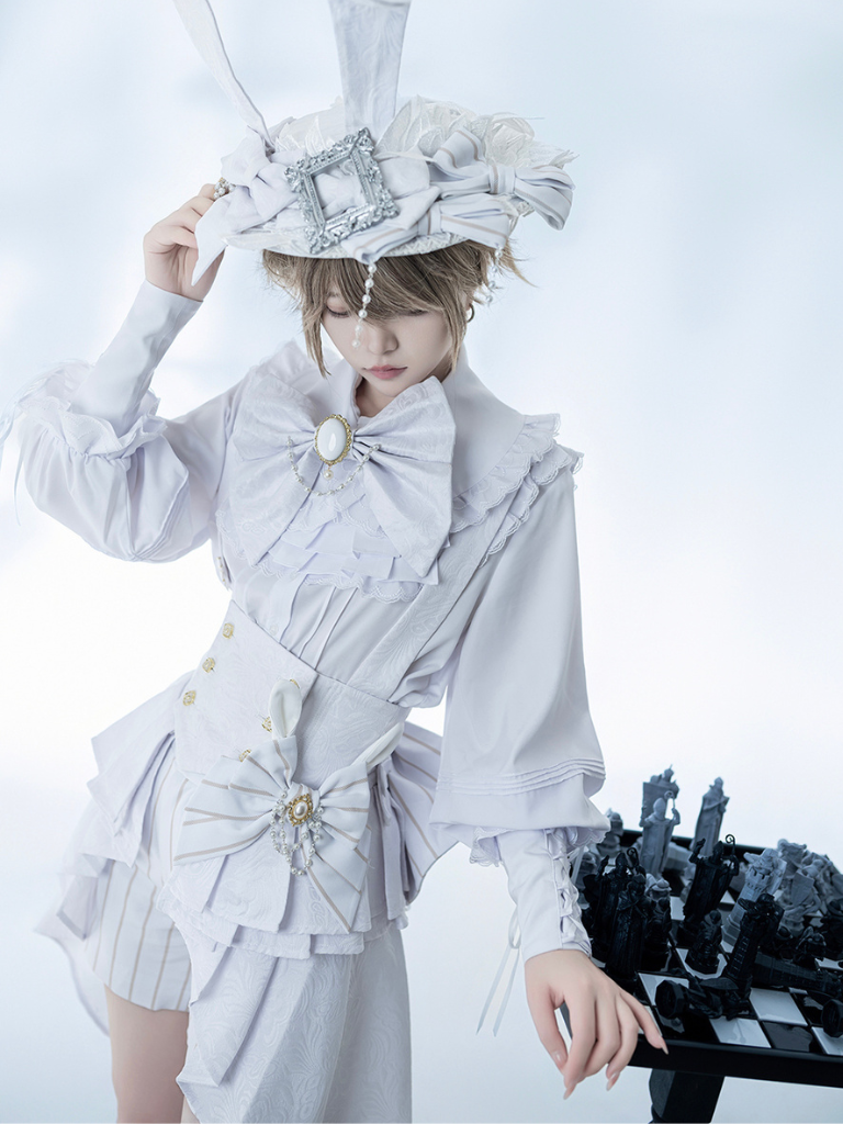 White Moon Rabbit Prince Set