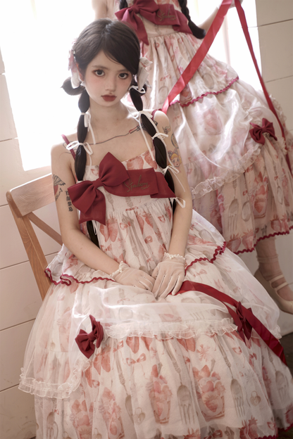 Strawberry Box Lolita Camisole Dress