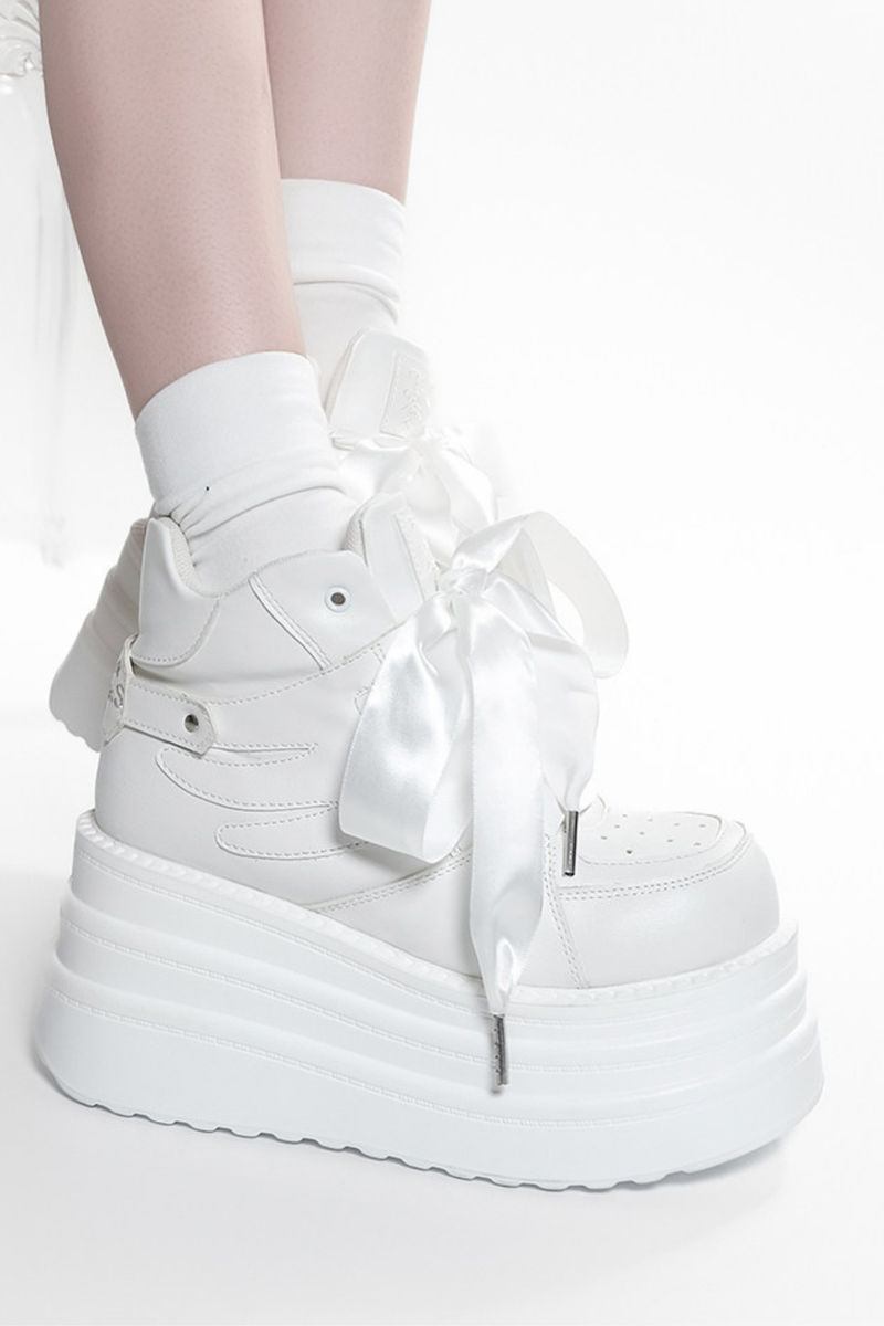 Wing Shaped Platform Shoes