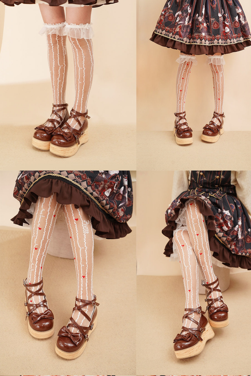 Ribbon Flat Lolita Shoes