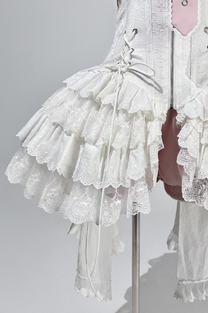 Ribbon Ballet Light Suspender Lolita Skirt Set