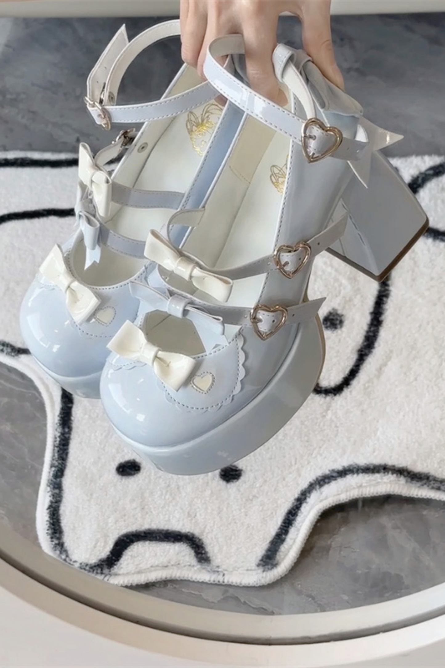 Biscuit Lolita Ribbon Shoes