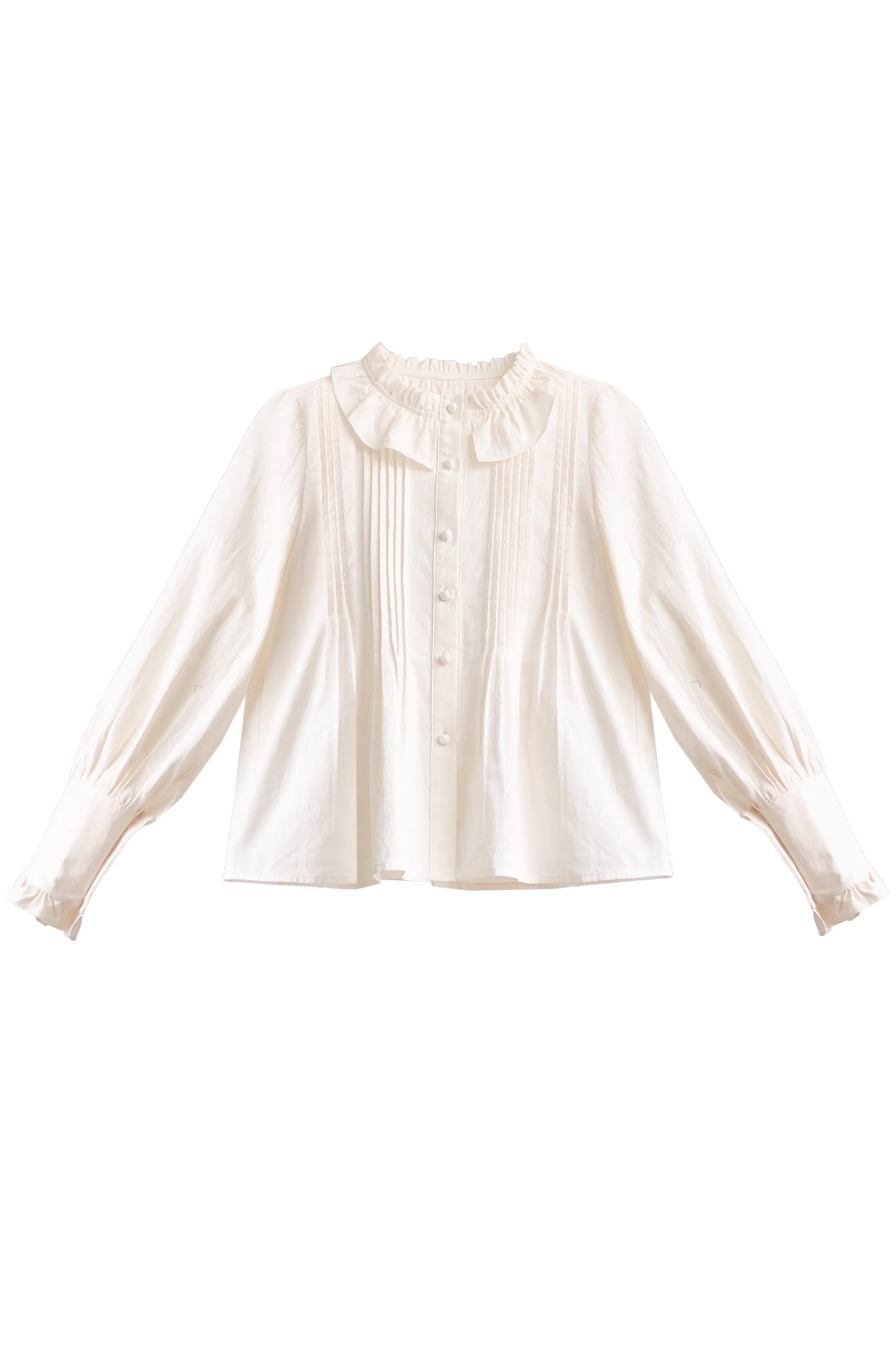 White Japanese Style Cape Coat