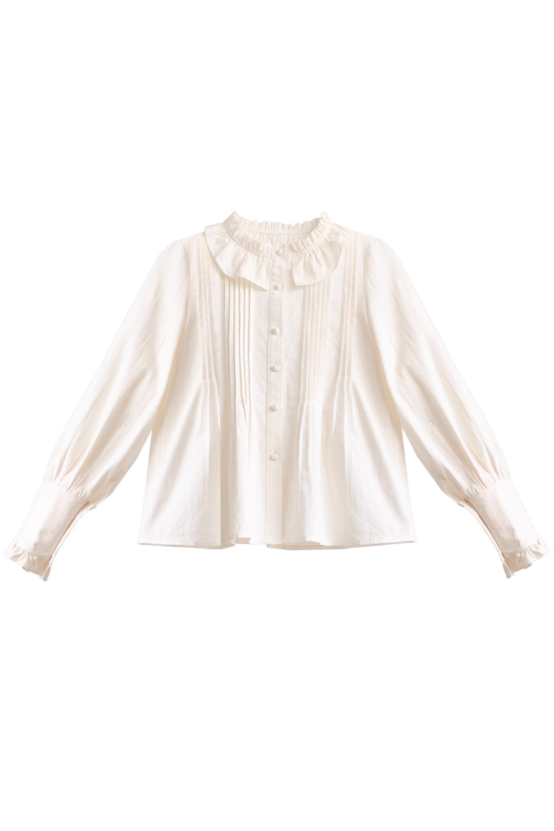White Japanese Style Cape Coat