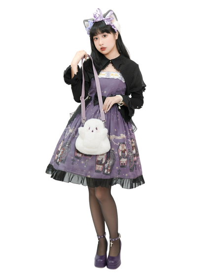 Fluffy White Ghost Pochette