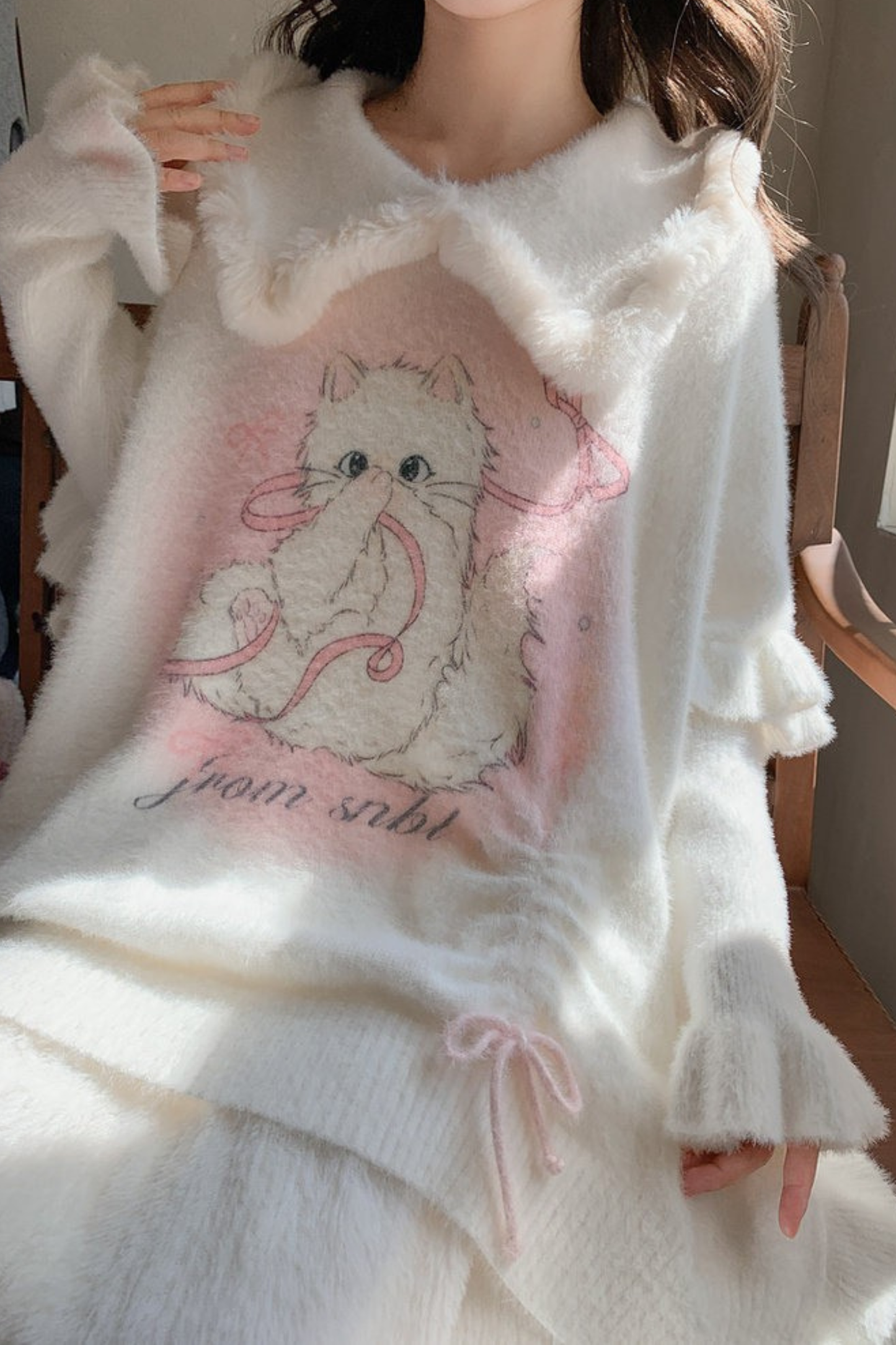 Sweet Cat Knit Sweater