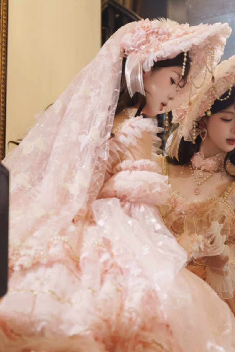 Sweet Flower Tea Party Medium Lolita Dress