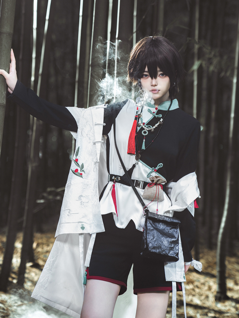 White Chinese-style Prince Lolita Set
