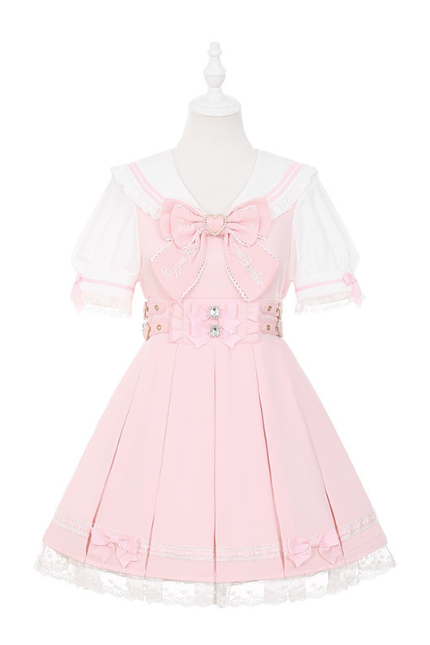 Dark Sweet Lace Sailor Dress