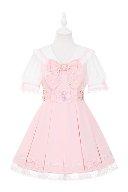Dark Sweet Lace Sailor Dress