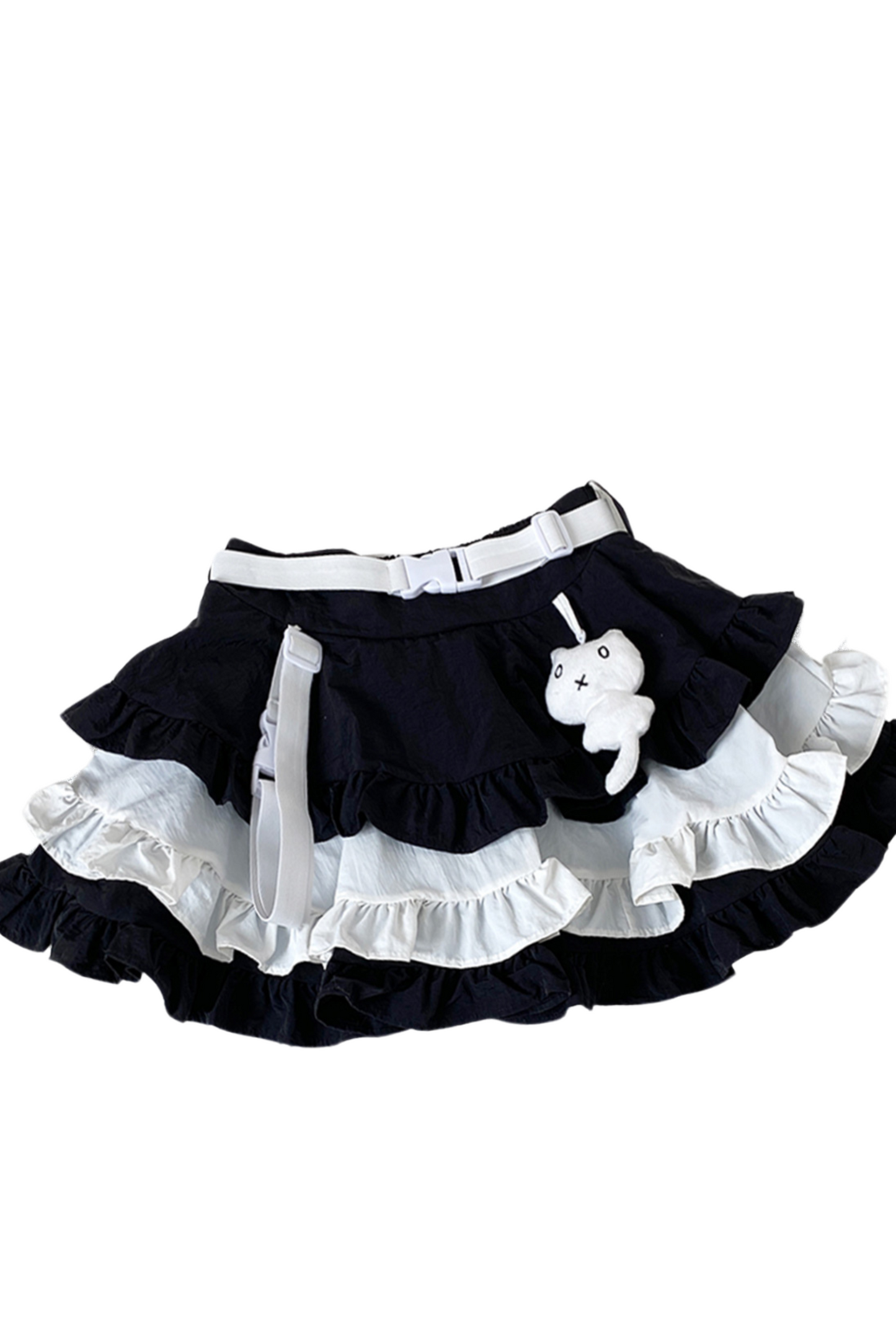 Subculture Sweet Ruffle Hooded Top + Skirt