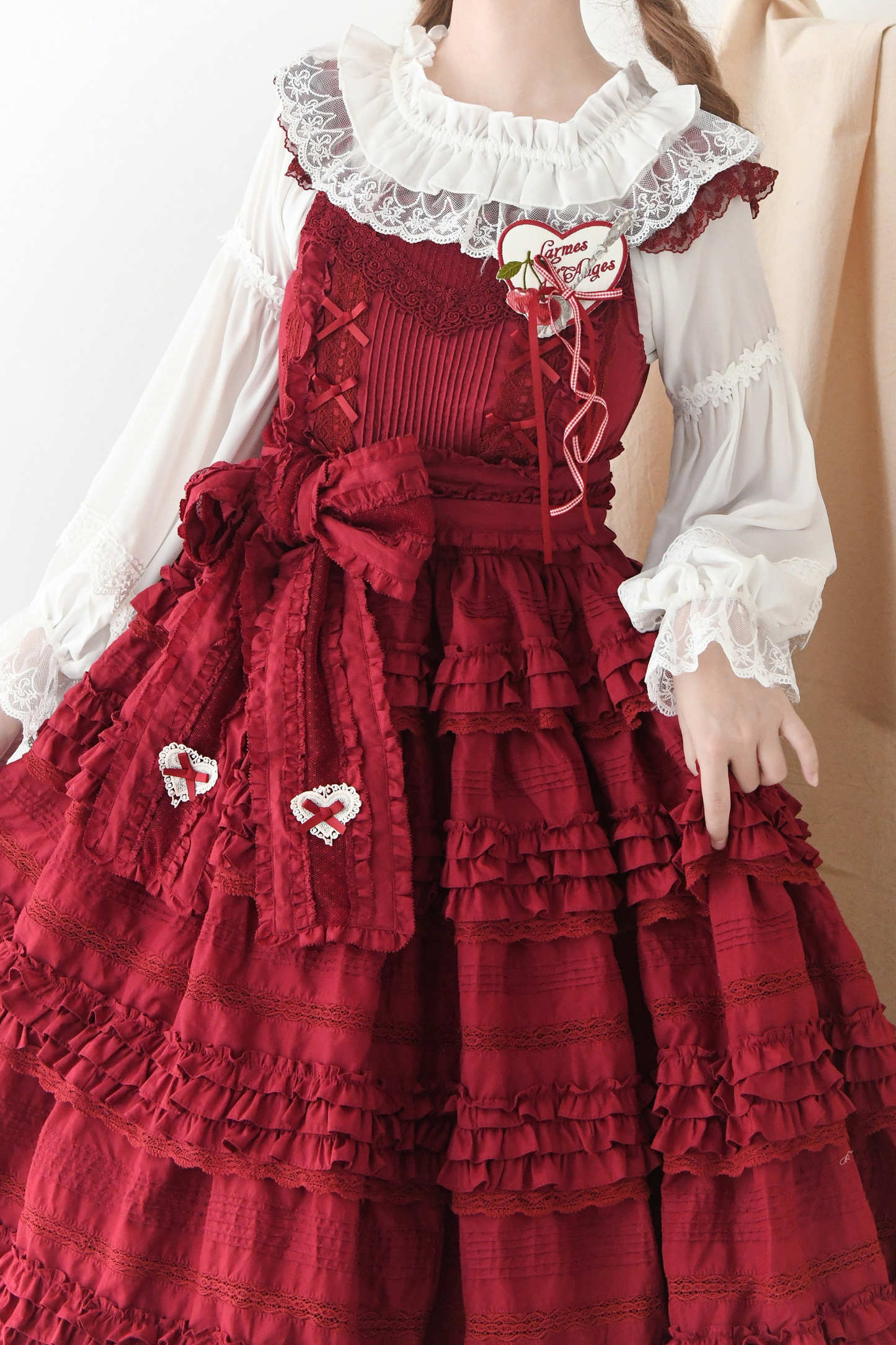 Off-shoulder Long Sleeve Romantic Blouse