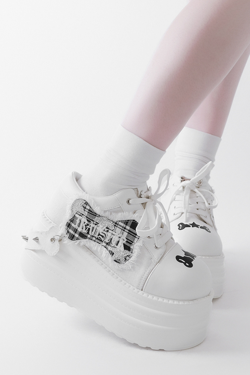 Rock and Roll Subculture Platform Sneakers