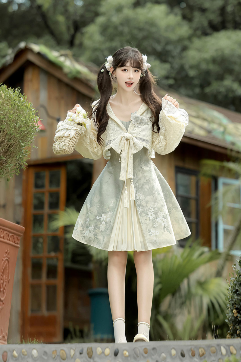 Forever Island Fragrance Cheongsam + Jacket