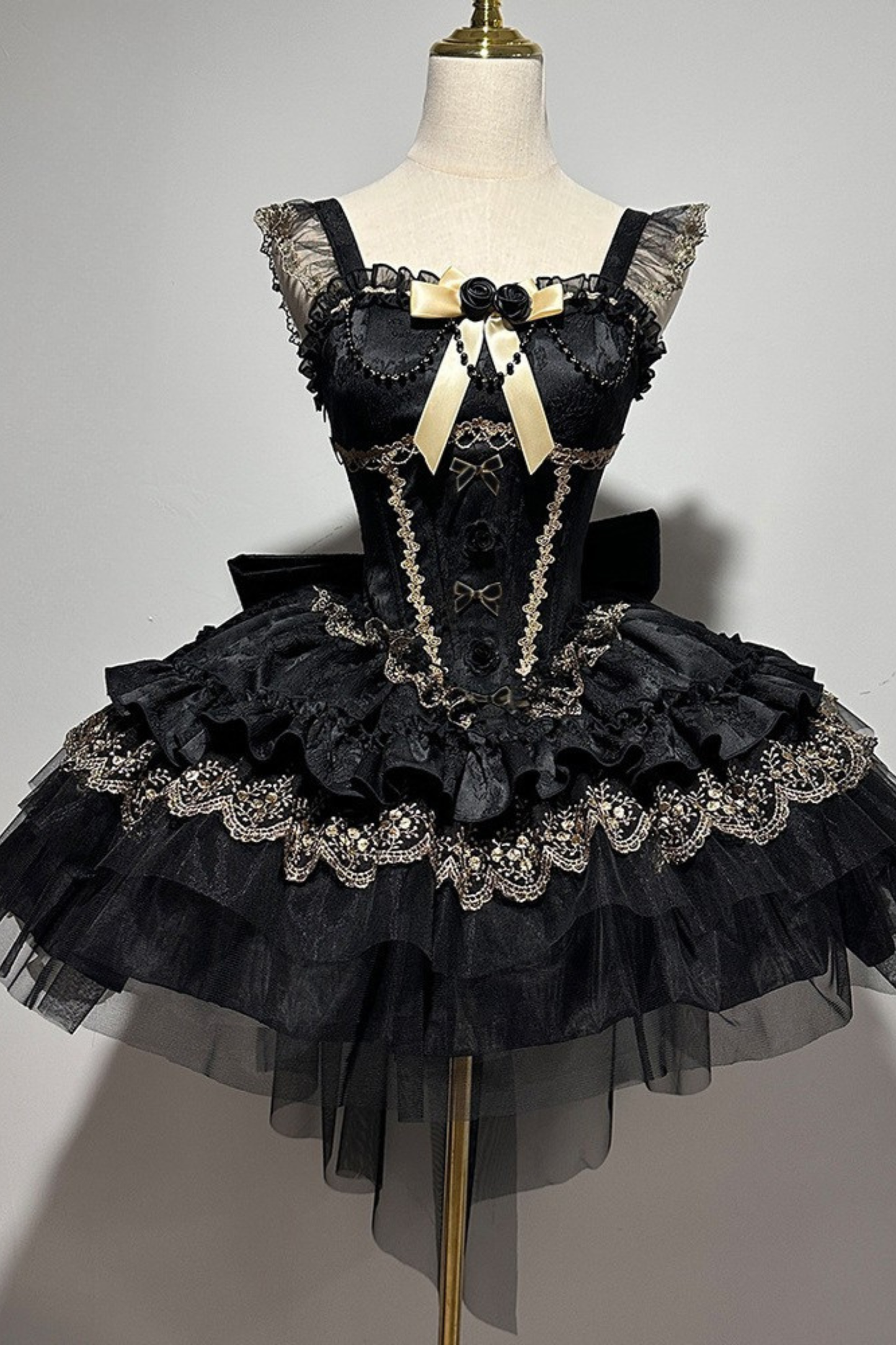 Dark Ballet Style Lolita Gothic Princess Dress