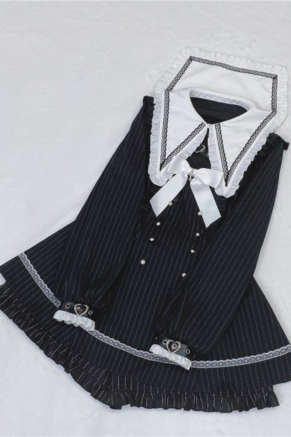 Striped Sailor Dress + Shorts