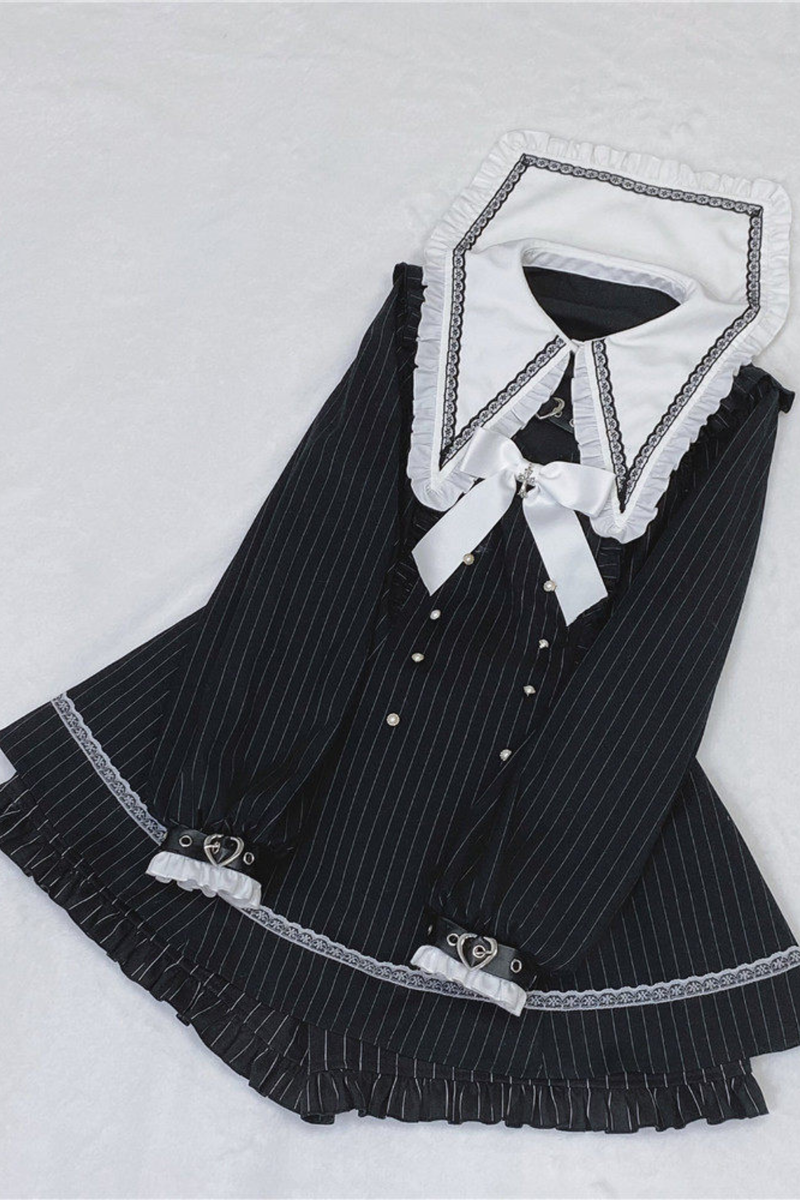 Striped Sailor Dress + Shorts