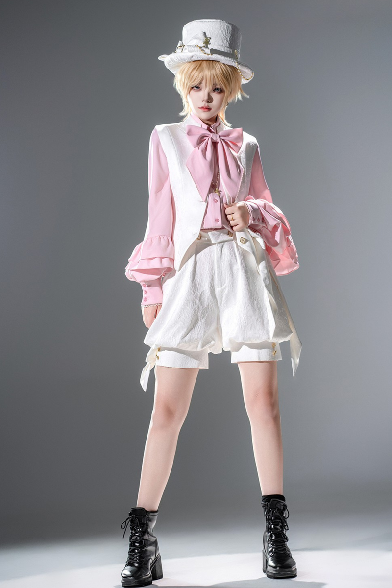 Retro Prince Shirt + Suspender Shorts
