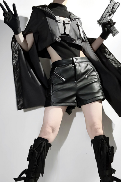 [pre-order] Shinbu Lolita Mode Wide Jacket + Top + Shorts