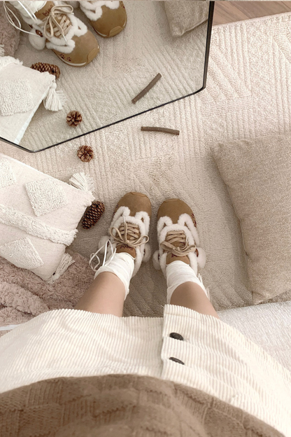 Fur Round Sweet Sneakers