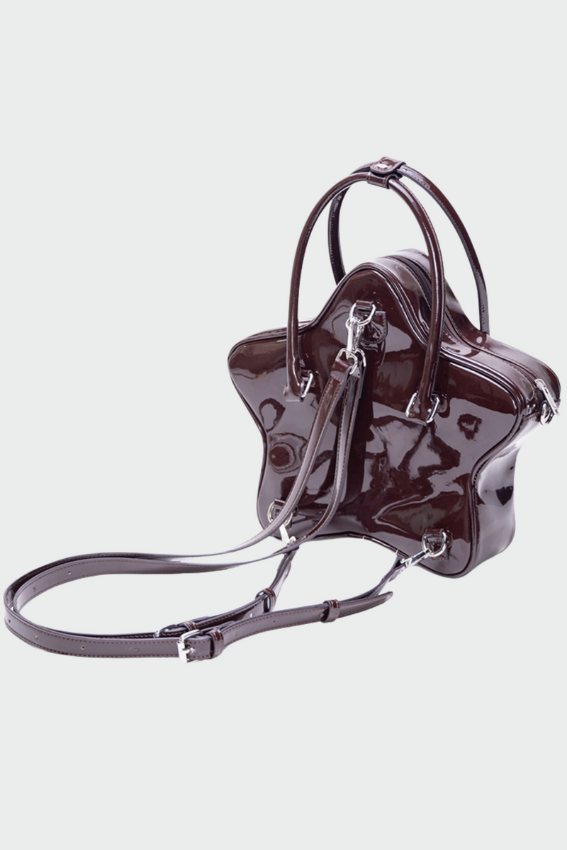 Chocolate Star Ribbon Y2k Bag
