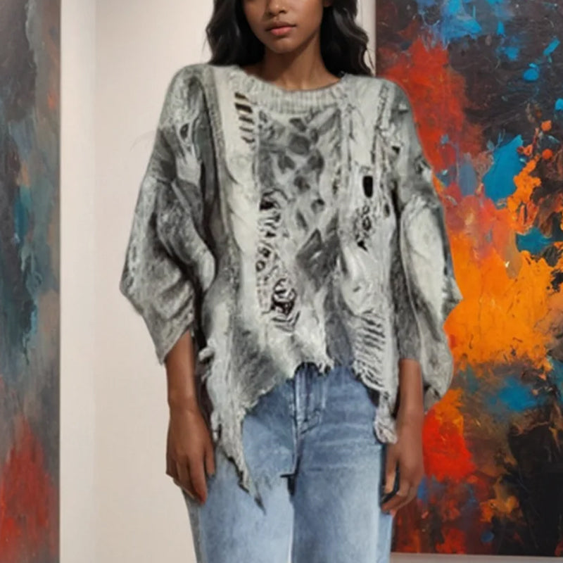 Knitted Pullover Gray