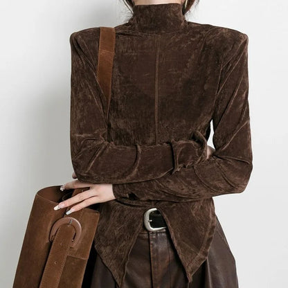 Velvet Top Brown