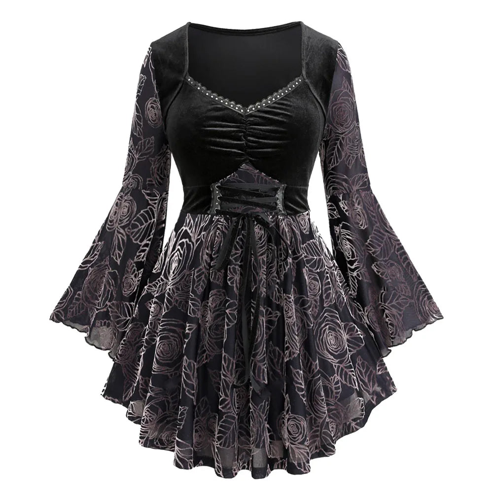 Gothic Blouse Black