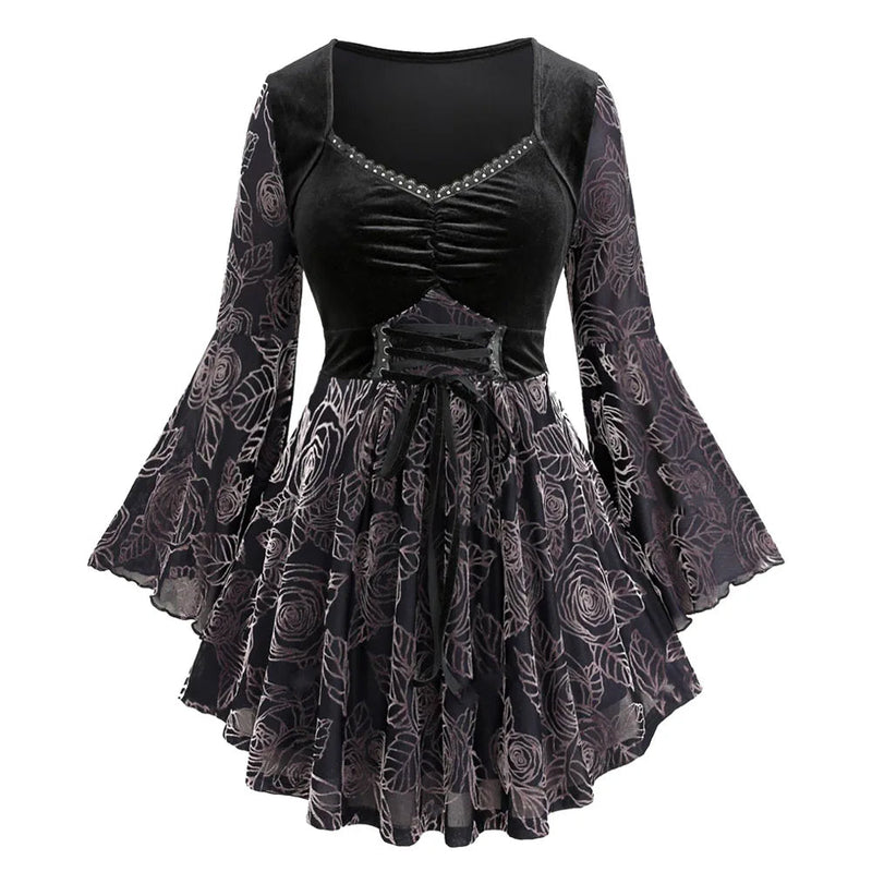 Gothic Blouse Black
