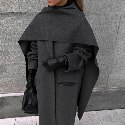 Oversized Overcoat Gray