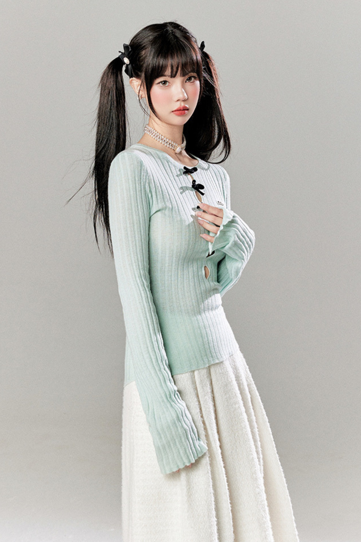 Little Ribbon Top + Long Skirt + Short Skirt