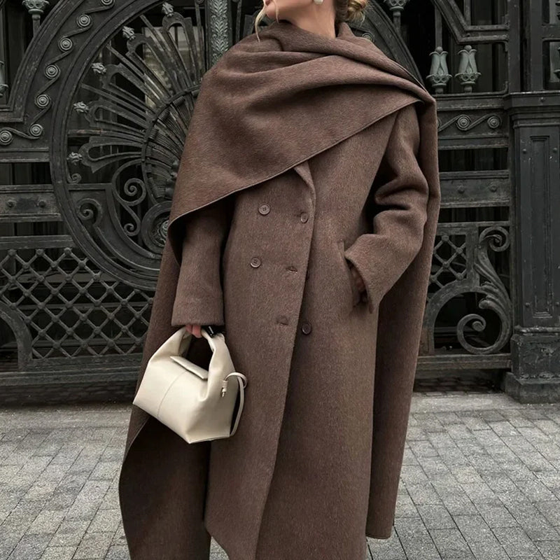 Oversized Overcoat Gray