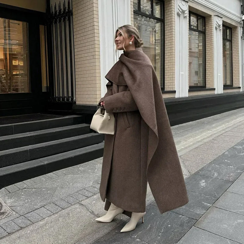 Oversized Overcoat Gray