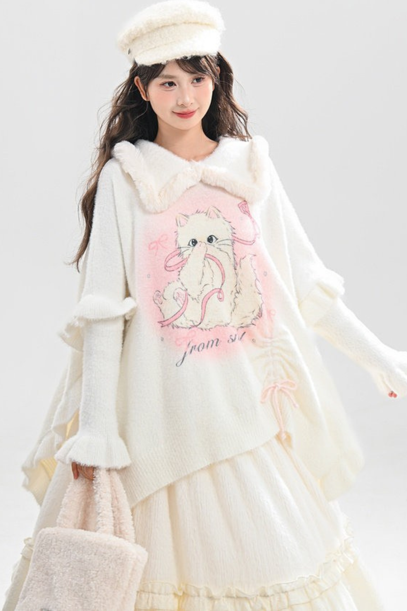Sweet Cat Knit Sweater