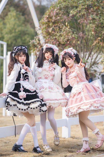 Sweet Girly Cat Lolita Set