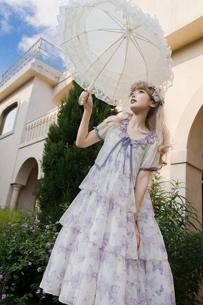 Evergarden Lolita Dress + Shirt + Cardigan