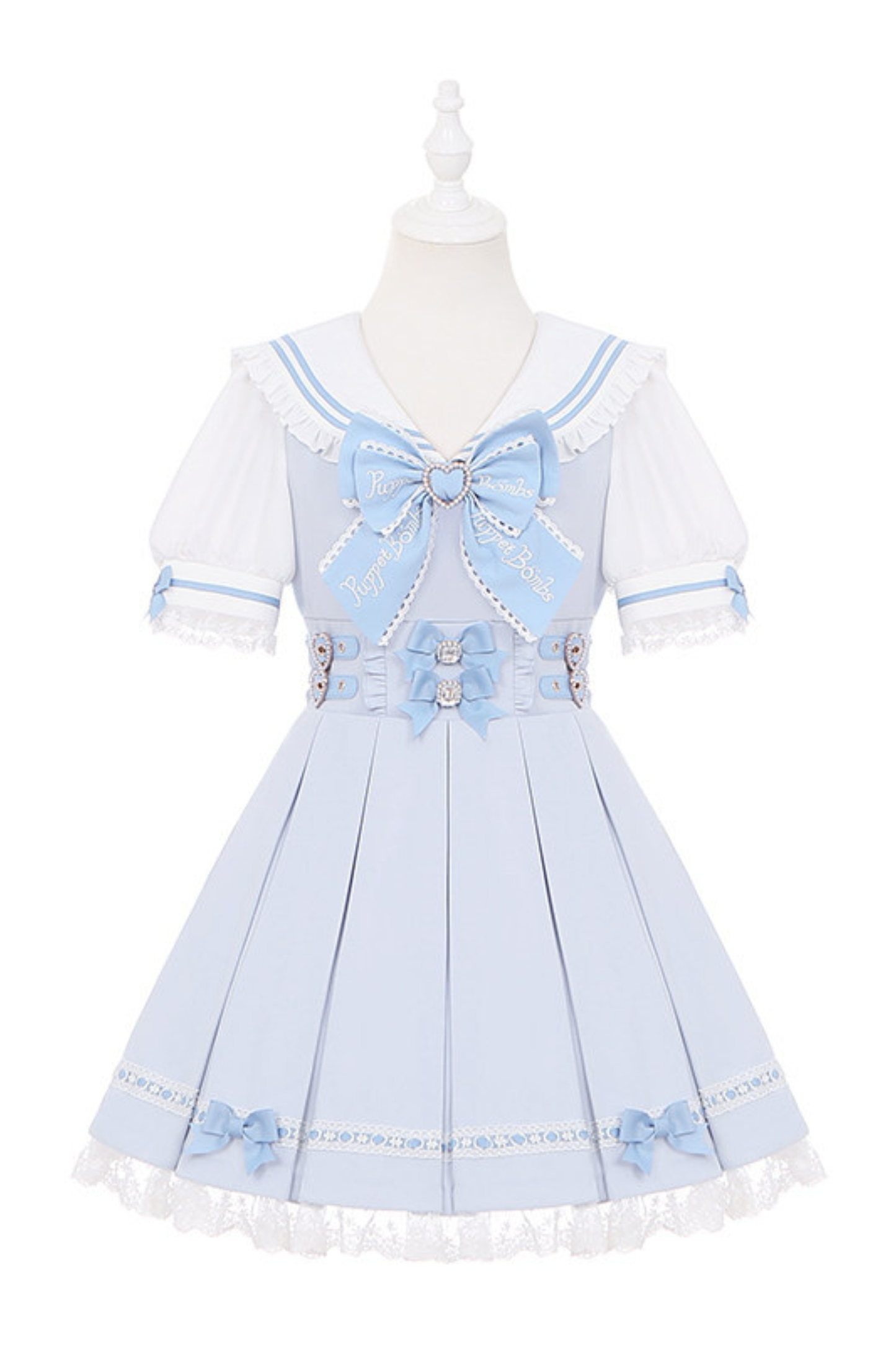 Dark Sweet Lace Sailor Dress