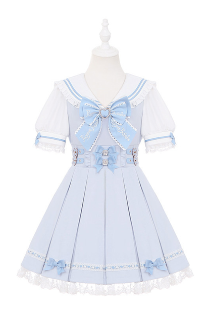 Dark Sweet Lace Sailor Dress