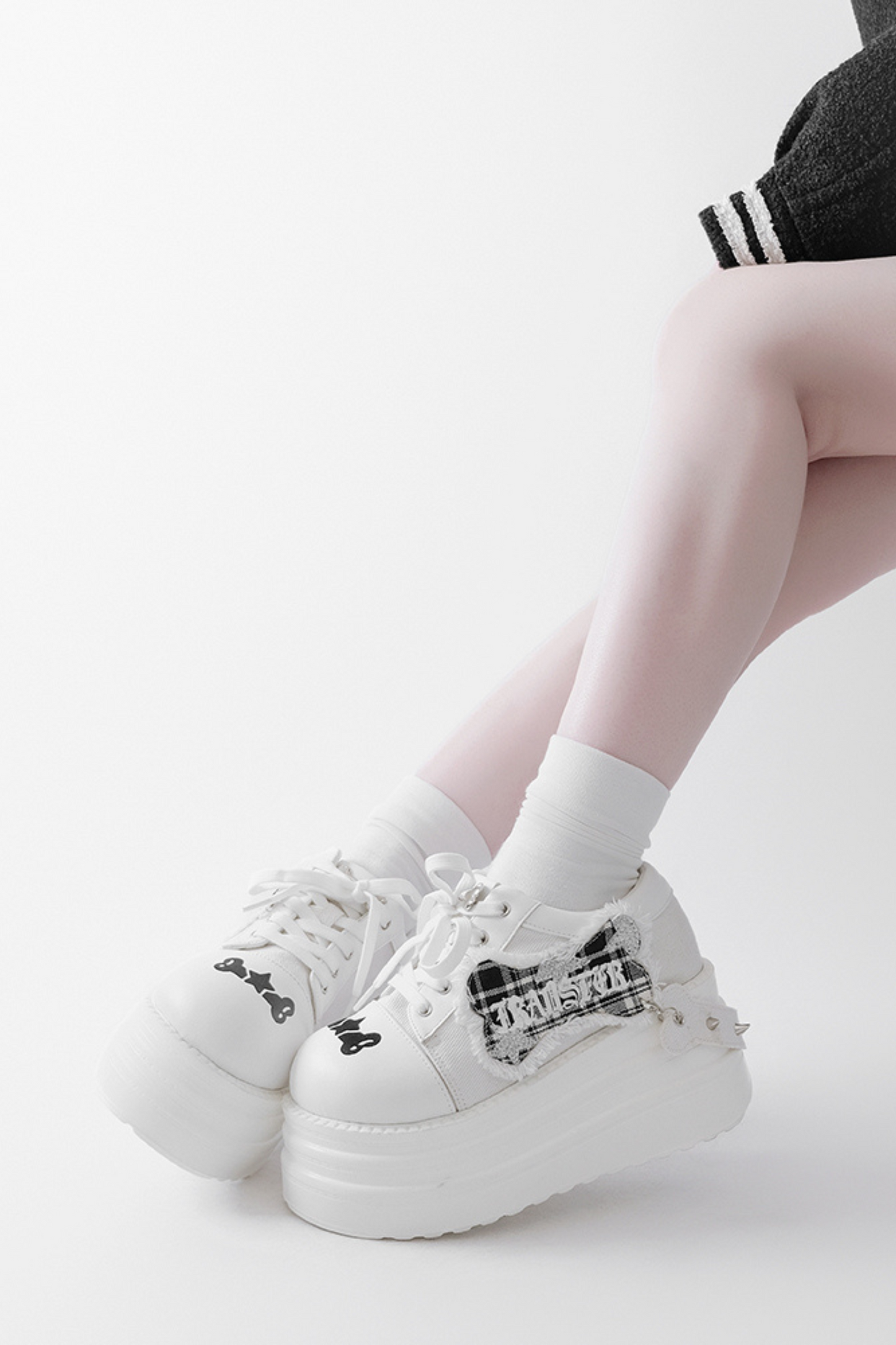 Rock and Roll Subculture Platform Sneakers