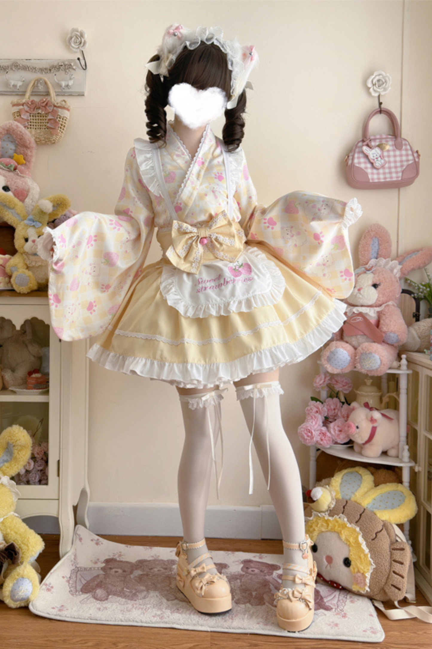 [pre-order] Strawberry Retro Cafe Japanese Lolita Dress