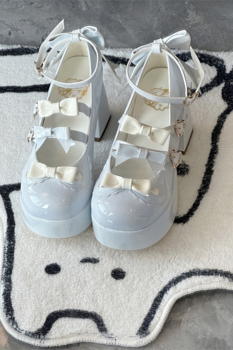 Biscuit Lolita Ribbon Shoes