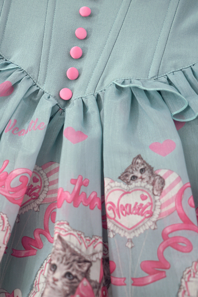 Sweet Girly Cat Jsk + Dress