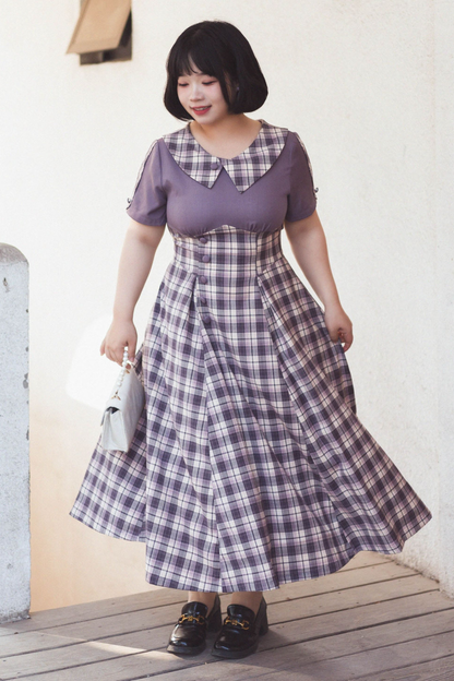 Retro Plaid Lolita Dress