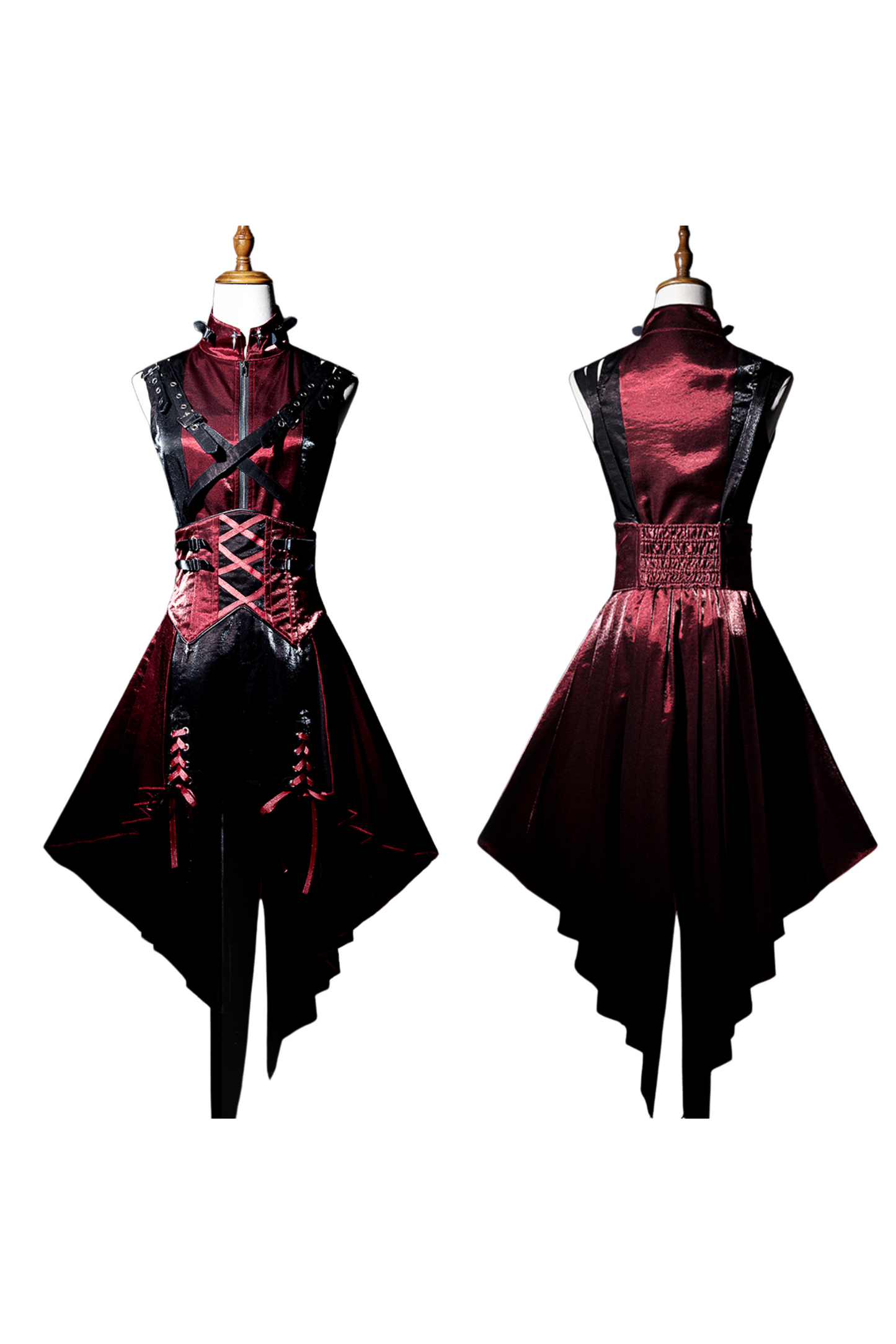 [pre-order] Dark Cyber Suspender Skirt + Shorts + Sleeveless Top + Sleeves